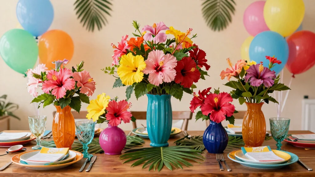 15 Gorgeous Hibiscus Flower Arrangements for a Birthday Party That Will Dazzle Everyone!