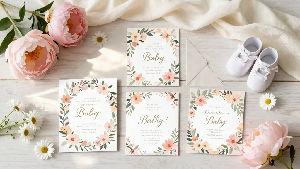 16 Beautiful Floral Baby Shower Invitations That Are Bloomin’ Perfect!